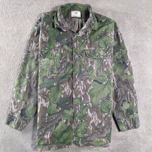 VTG Mossy Oak Mens XL Full Foliage Camo Shacket USA Made First Perfect